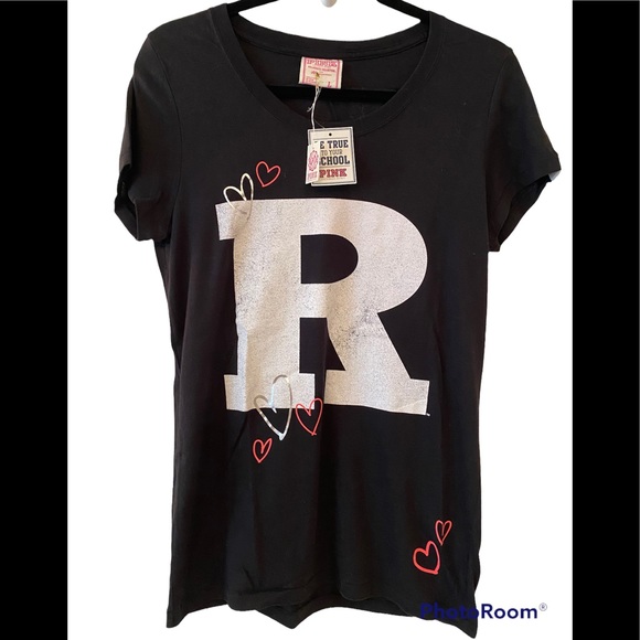 ⭐️NWT⭐️Victoria Secret Pink Rutgers Tee Shirt - Picture 2 of 4